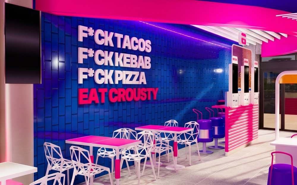 Intérieur d'un restaurant Crousty Rice